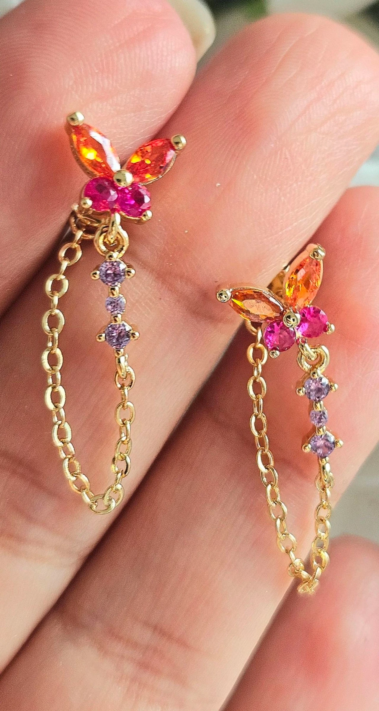 Boucle d oreille en acier inoxydable 